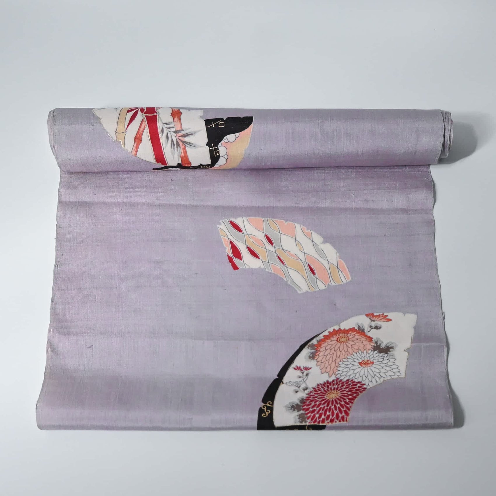 Vintage Fine Tsumugi Silk Kimono Fabric Sold By The Metre