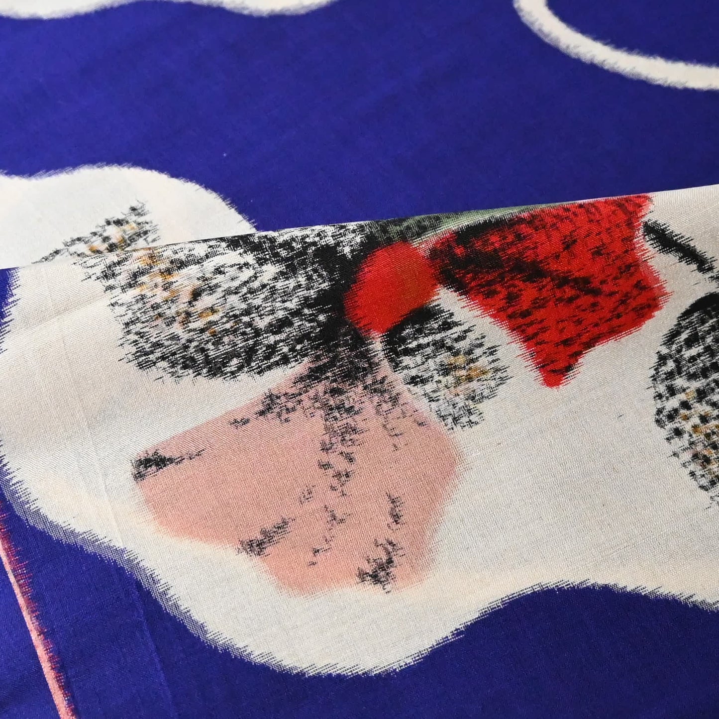 Vintage Meisen Silk Kimono Fabric Piece