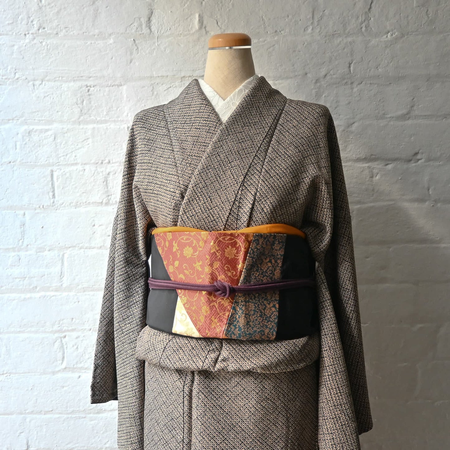 Women's 'Kiribame' Brocade Patchwork Obi