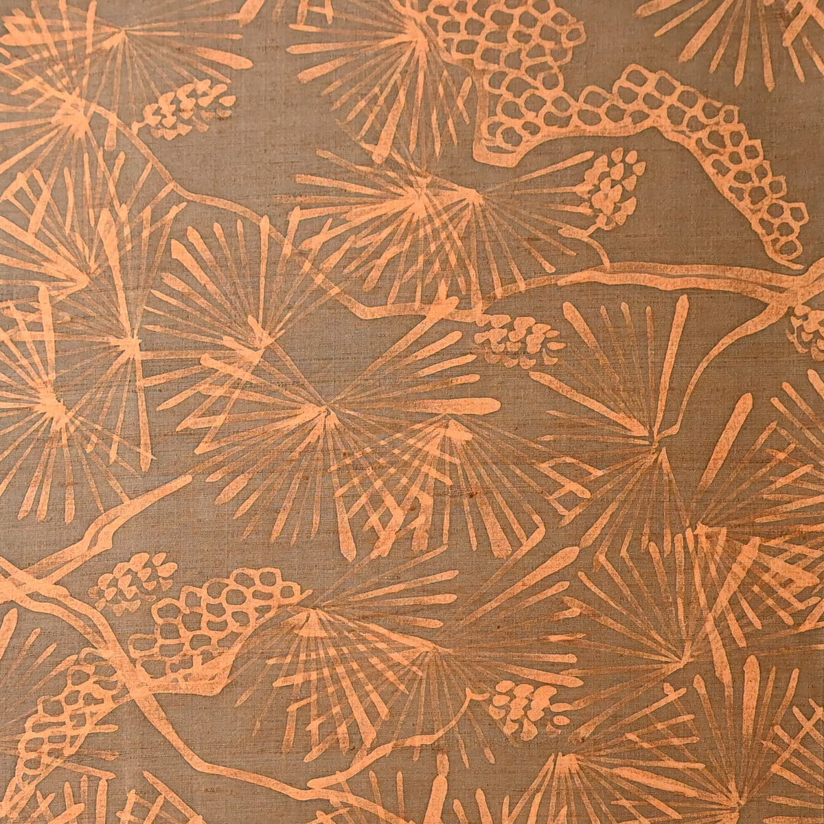 Vintage Tsumugi Silk Kimono Fabric Piece