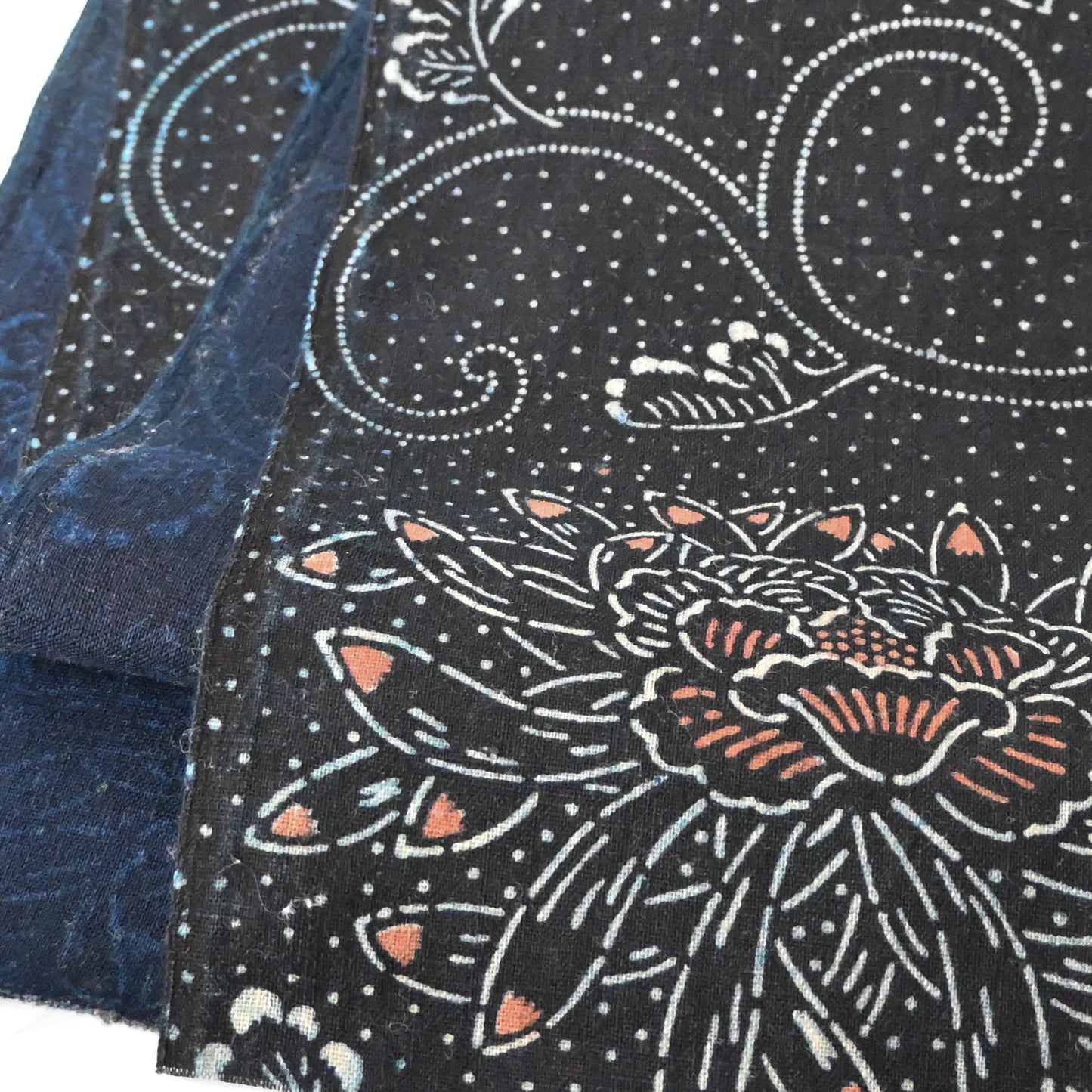 Vintage Indigo Katazome Cotton