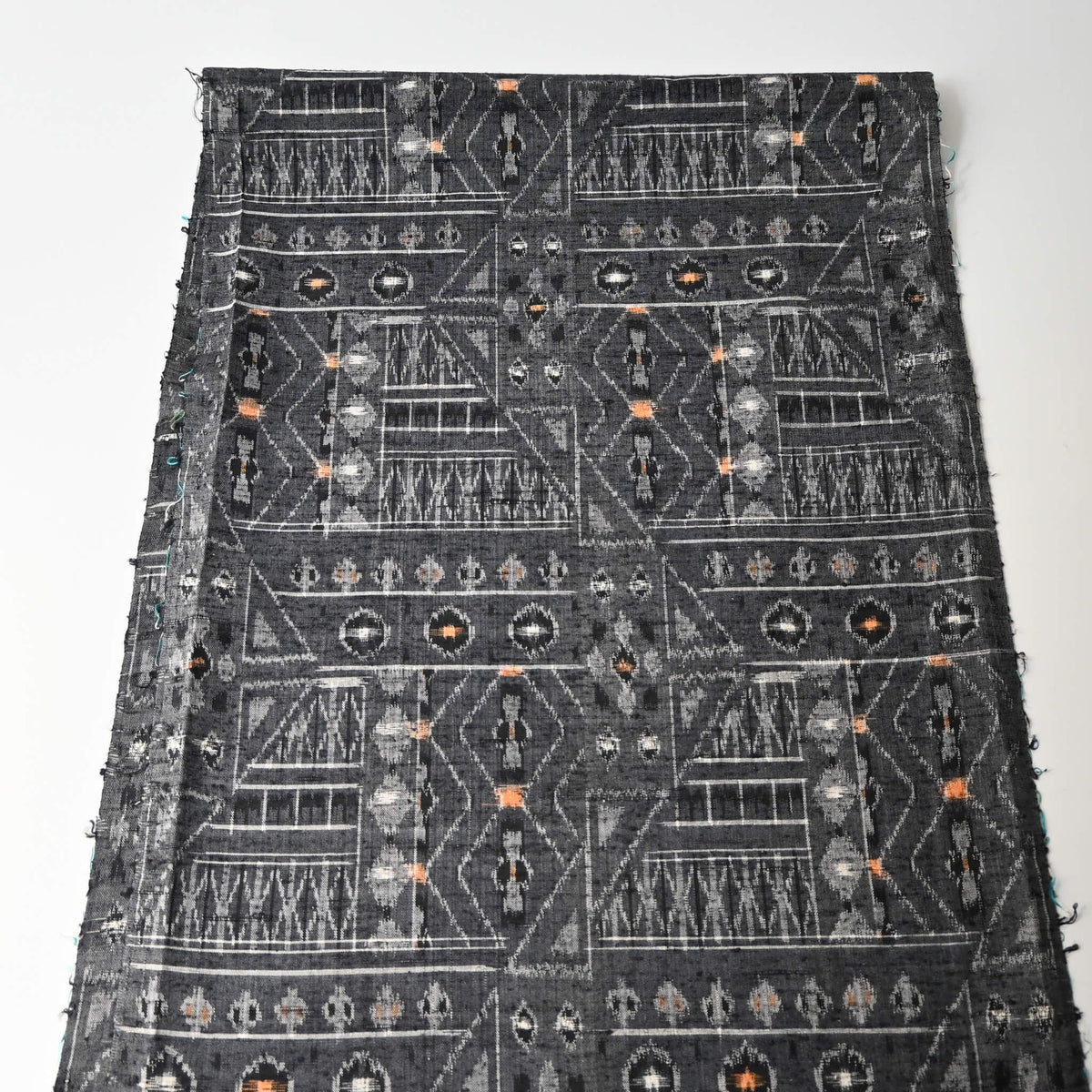 Vintage Tsumugi Silk Kimono Fabric Piece