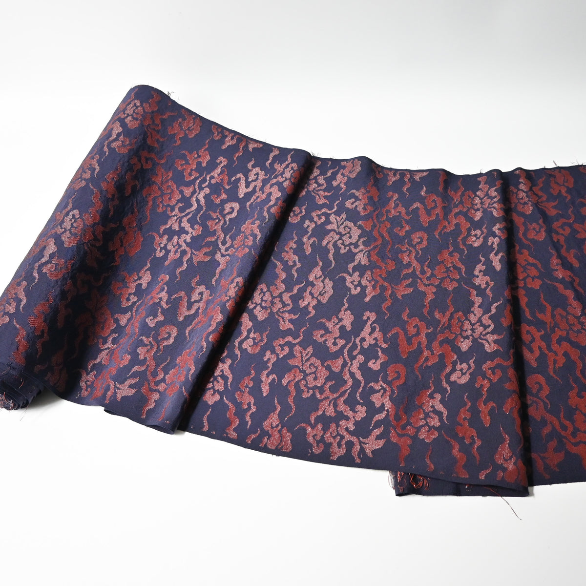 Vintage Silk Urushi-ori Kimono Fabric Sold By The Metre