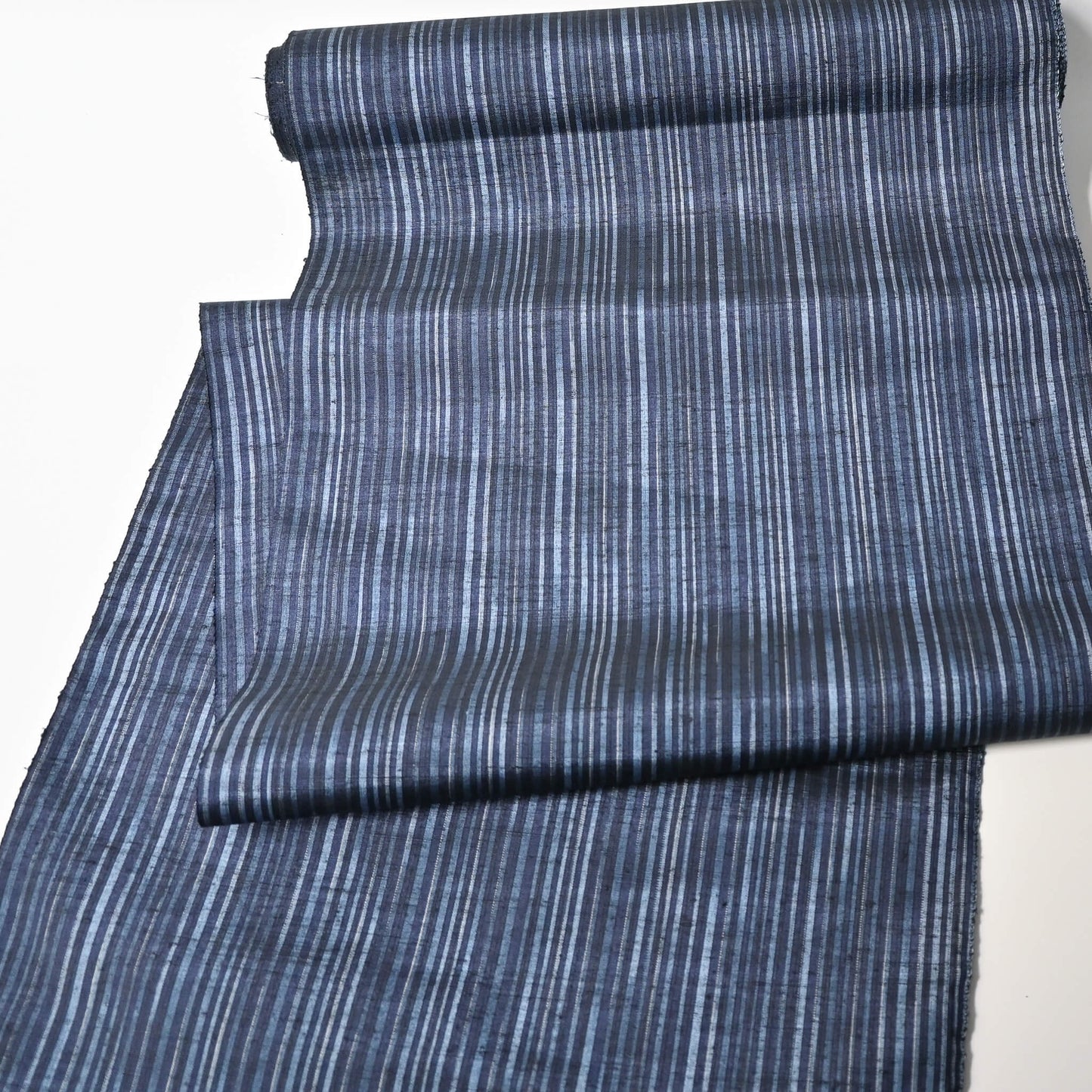 Vintage Tsumugi Silk Kimono Fabric Sold By The Metre