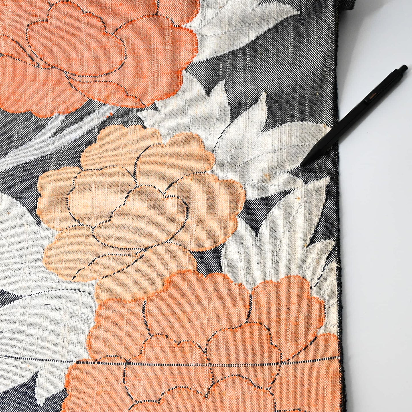 Vintage Unused Tsumugi Silk Obi Fabric