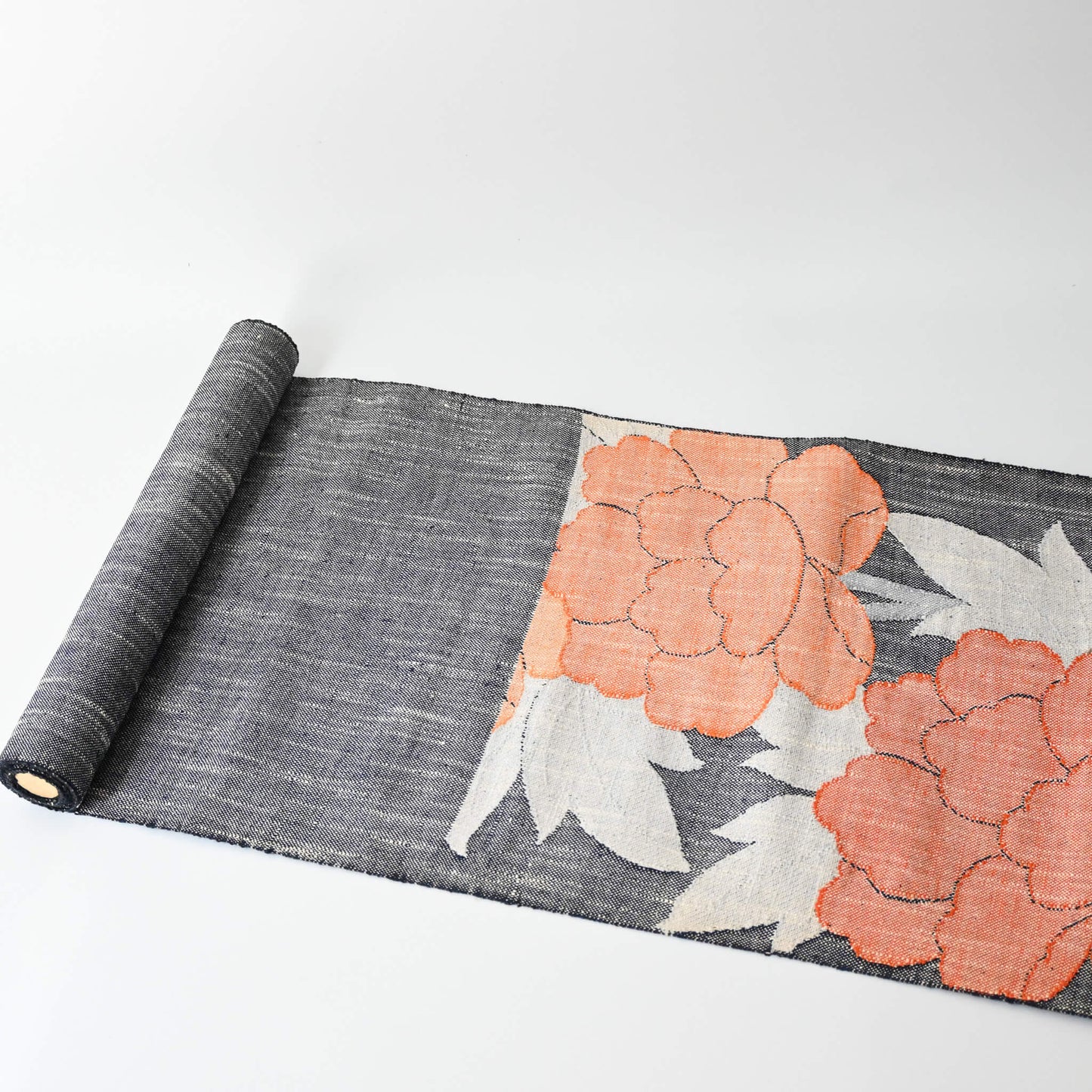 Vintage Unused Tsumugi Silk Obi Fabric
