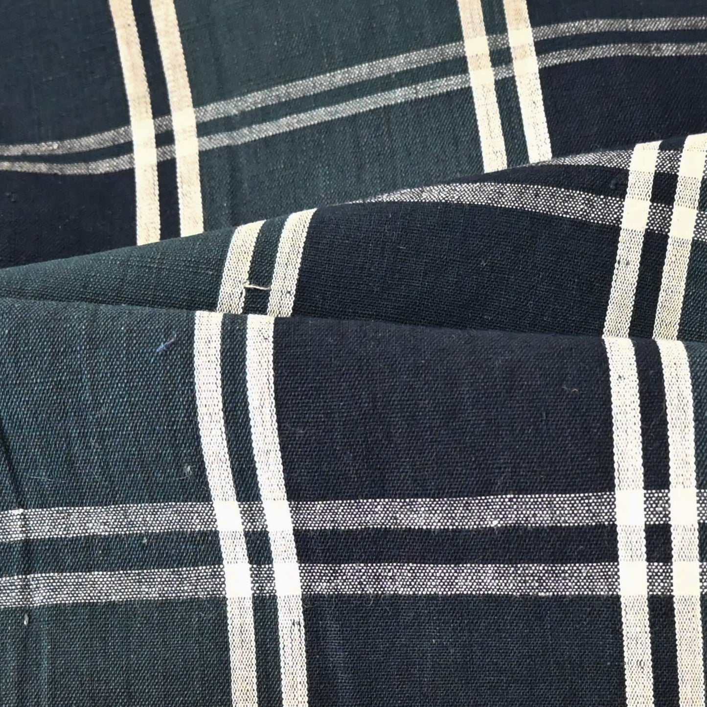 Vintage Indigo Check Cotton