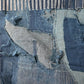 Large Indigo Boro Futon Cover