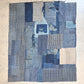 Large Indigo Boro Futon Cover