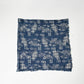 Antique Indigo Kasuri Hemp Fragment