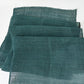 Antique indigo green open weave hemp in indigo green, originally from a mosquito net Kaya.