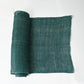 Antique indigo green open weave hemp in indigo green, originally from a mosquito net Kaya.