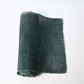Antique indigo green mosquito net kaya hemp panel.