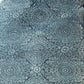 Detailed view of antique indigo katazome cotton futon cover panel from the early 20th century.