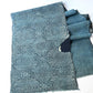 Antique indigo katazome cotton futon cover panel from the early 20th century.
