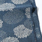 Antique indigo katazome dyed cotton with chrysanthemum motif.