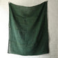 Antique four-panel indigo-green hemp textiles, originally a part of a mosquito net Kaya.