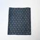 Antique Japanese indigo katazome dyed cotton with intricate small pattern from the early 20th century.