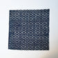Antique indigo katazome dyed cotton with stylised chrysanthemum motif from the early 20th century.