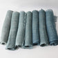 Antique Japanese indigo dyed hemp Kaya panels.