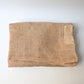 Antique Japanese natural thick hemp with a patch, rustic feel.