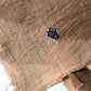 Close-up view of antique Japanese natural brown six-panel hemp mosquito net Kaya with beautiful mends.