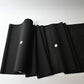Vintage Japanese black Ro silk  kimono fabric roll in rich deep black, beautiful drape.