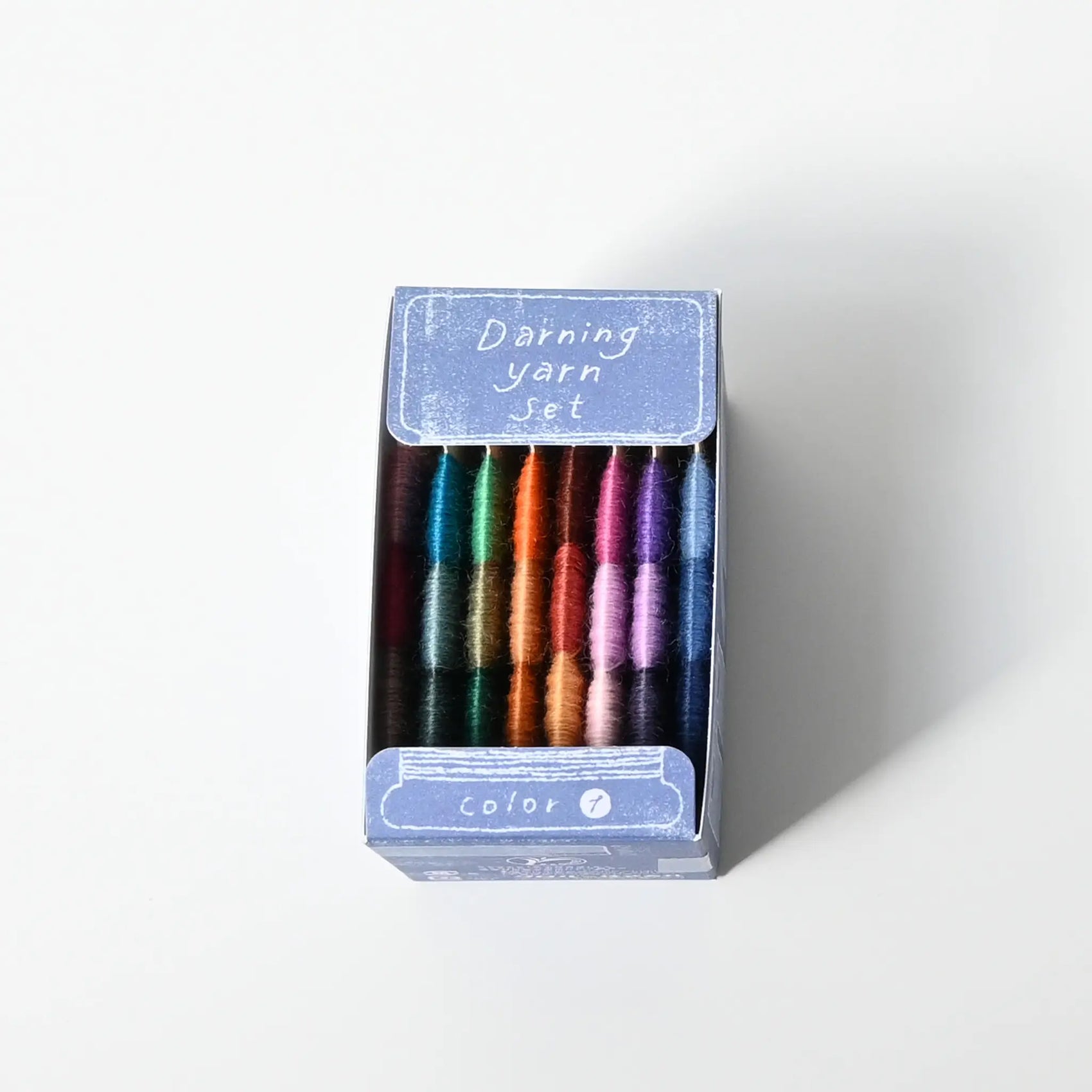 Clover Japan darning yarn set, 24 different colours, perfect for mending.