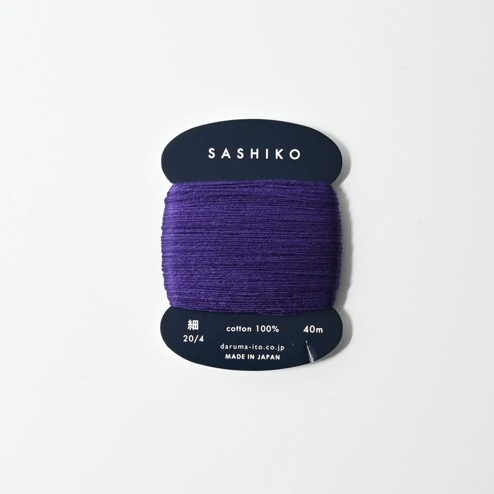 Sashiko thread from Daruma, ideal for sashiko stitching, visible mending, embroidery or various other needlework projects.