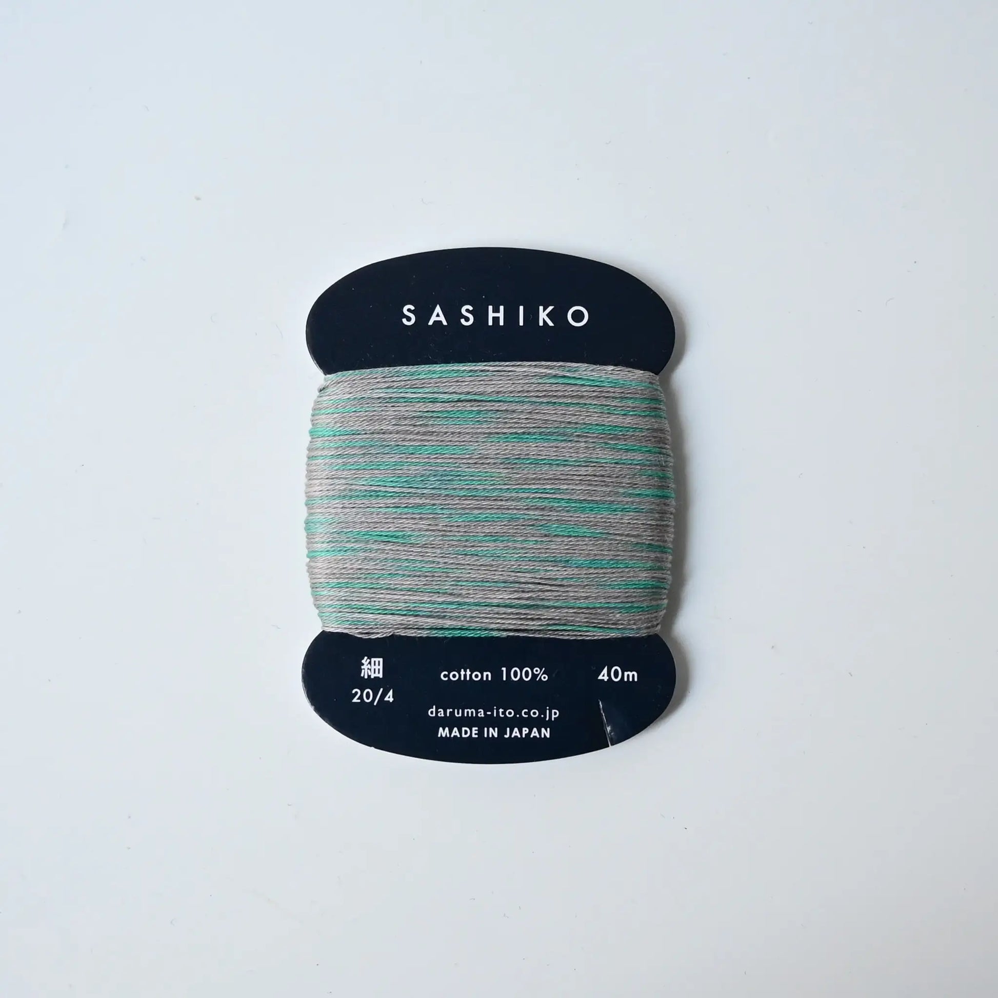 Sashiko thread from Daruma, ideal for sashiko stitching, visible mending, embroidery or various other needlework projects.
