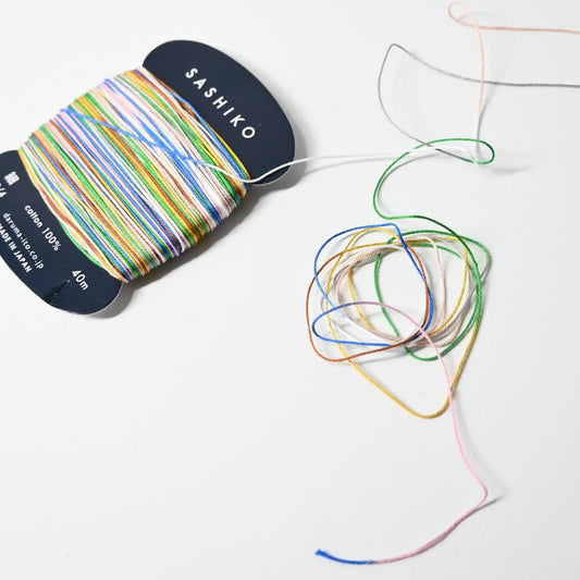 Sashiko thread from Daruma, ideal for sashiko stitching, visible mending, embroidery or various other needlework projects.