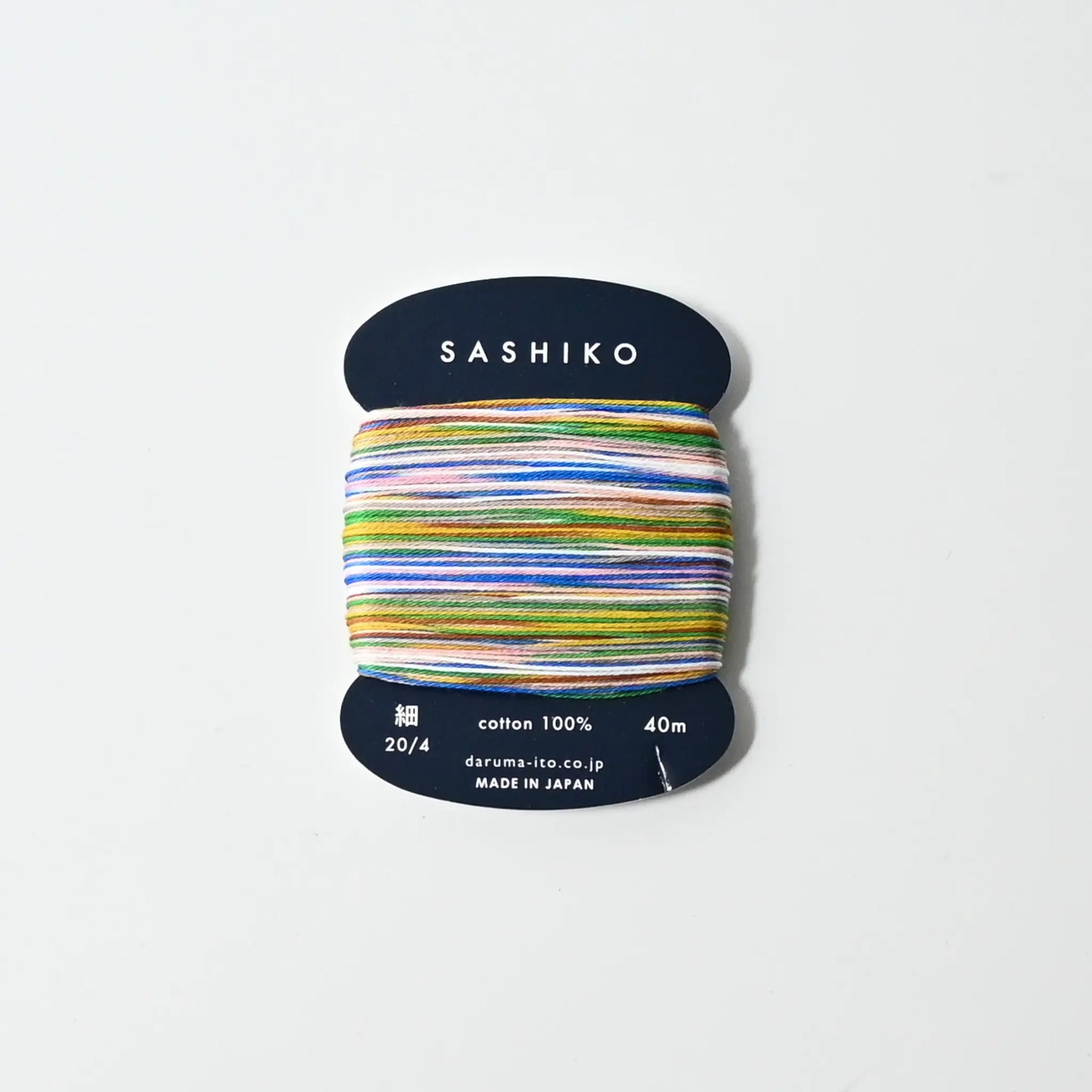 Sashiko thread from Daruma, ideal for sashiko stitching, visible mending, embroidery or various other needlework projects.