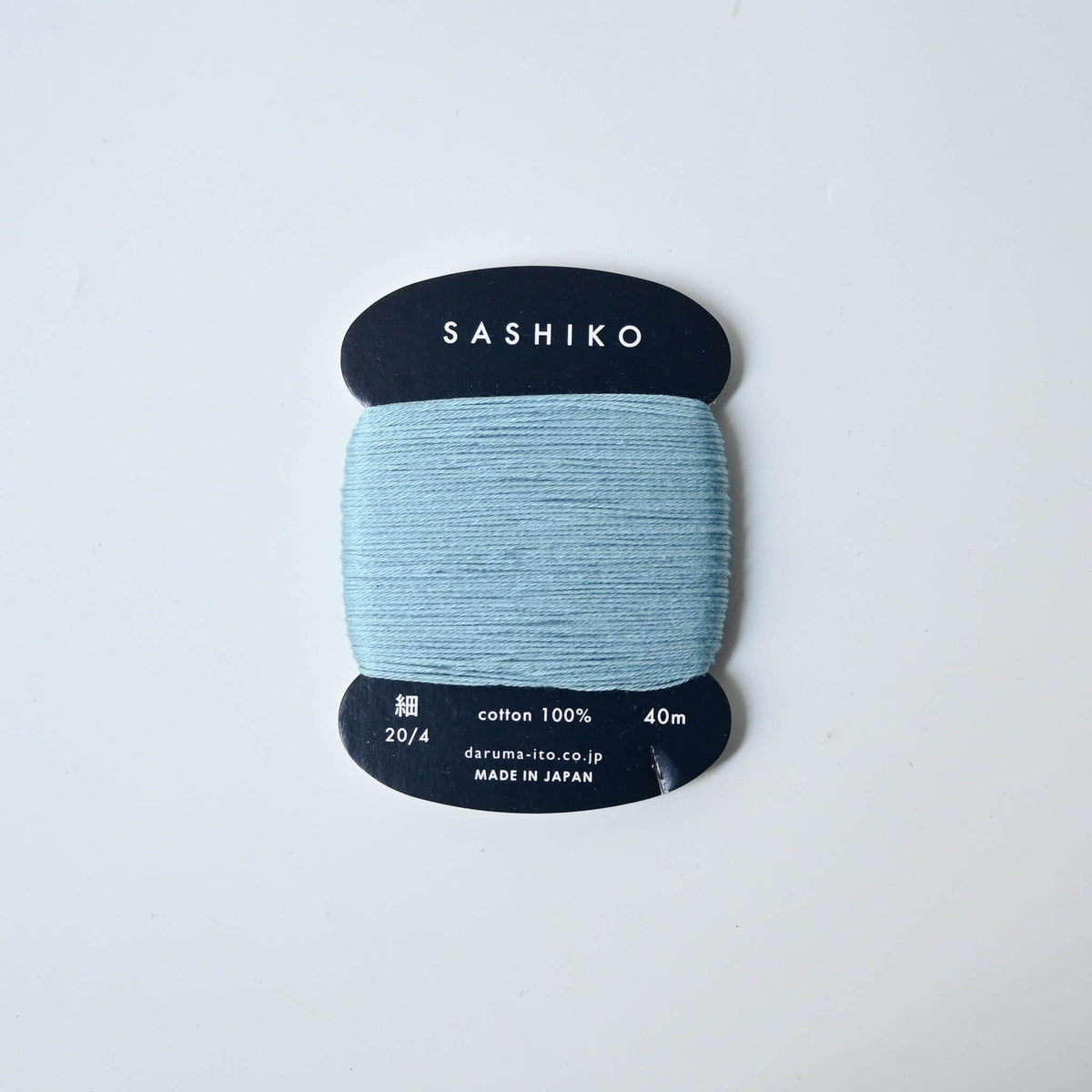 Sashiko thread from Daruma, ideal for sashiko stitching, visible mending, embroidery or various other needlework projects.