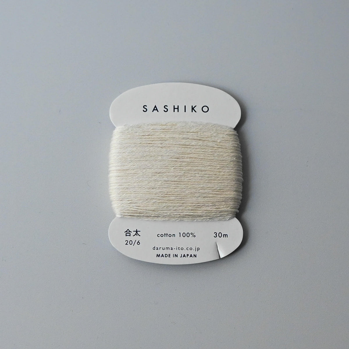 Sashiko thread from Daruma, ideal for sashiko stitching, visible mending, embroidery or various other needlework projects.