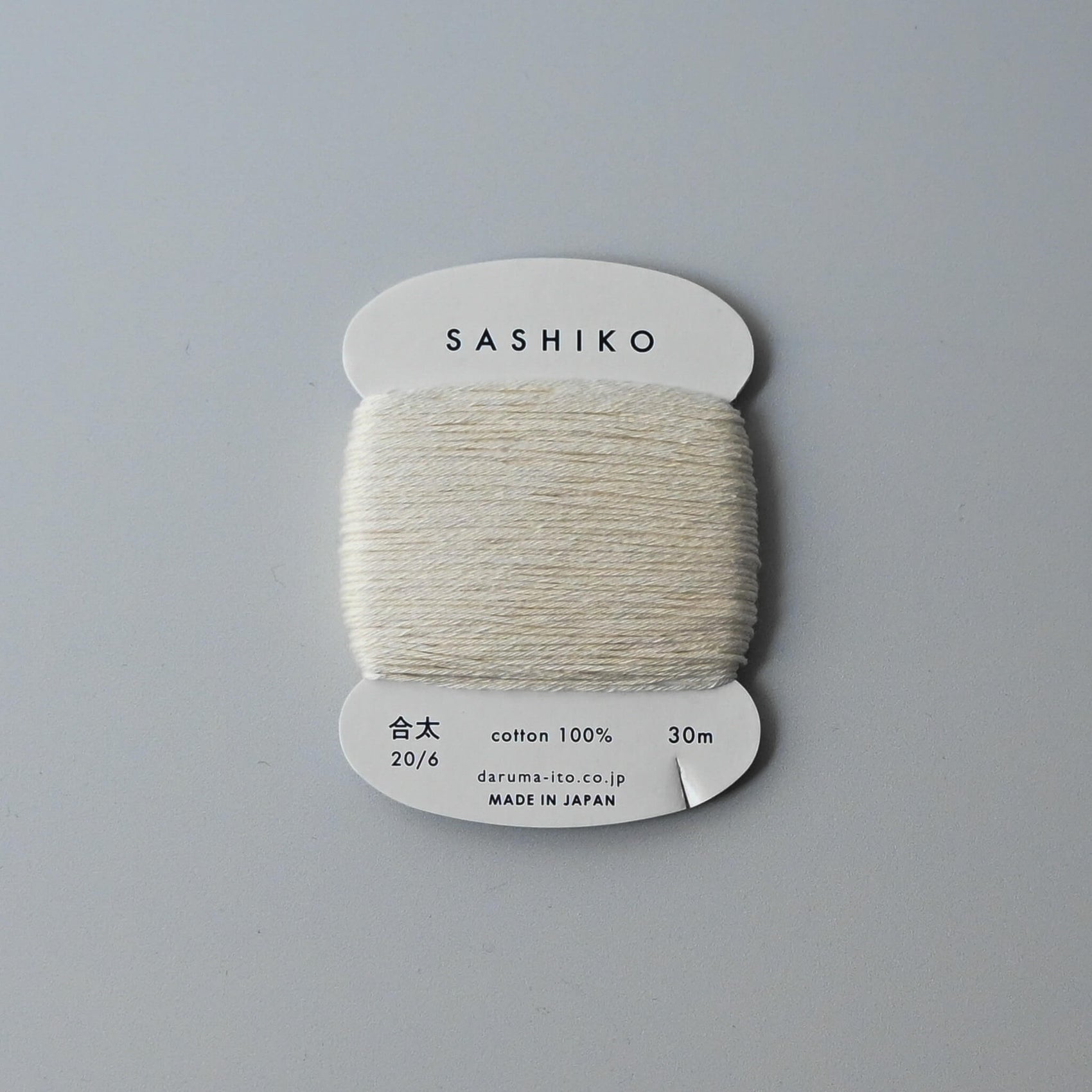 Sashiko thread from Daruma, ideal for sashiko stitching, visible mending, embroidery or various other needlework projects.