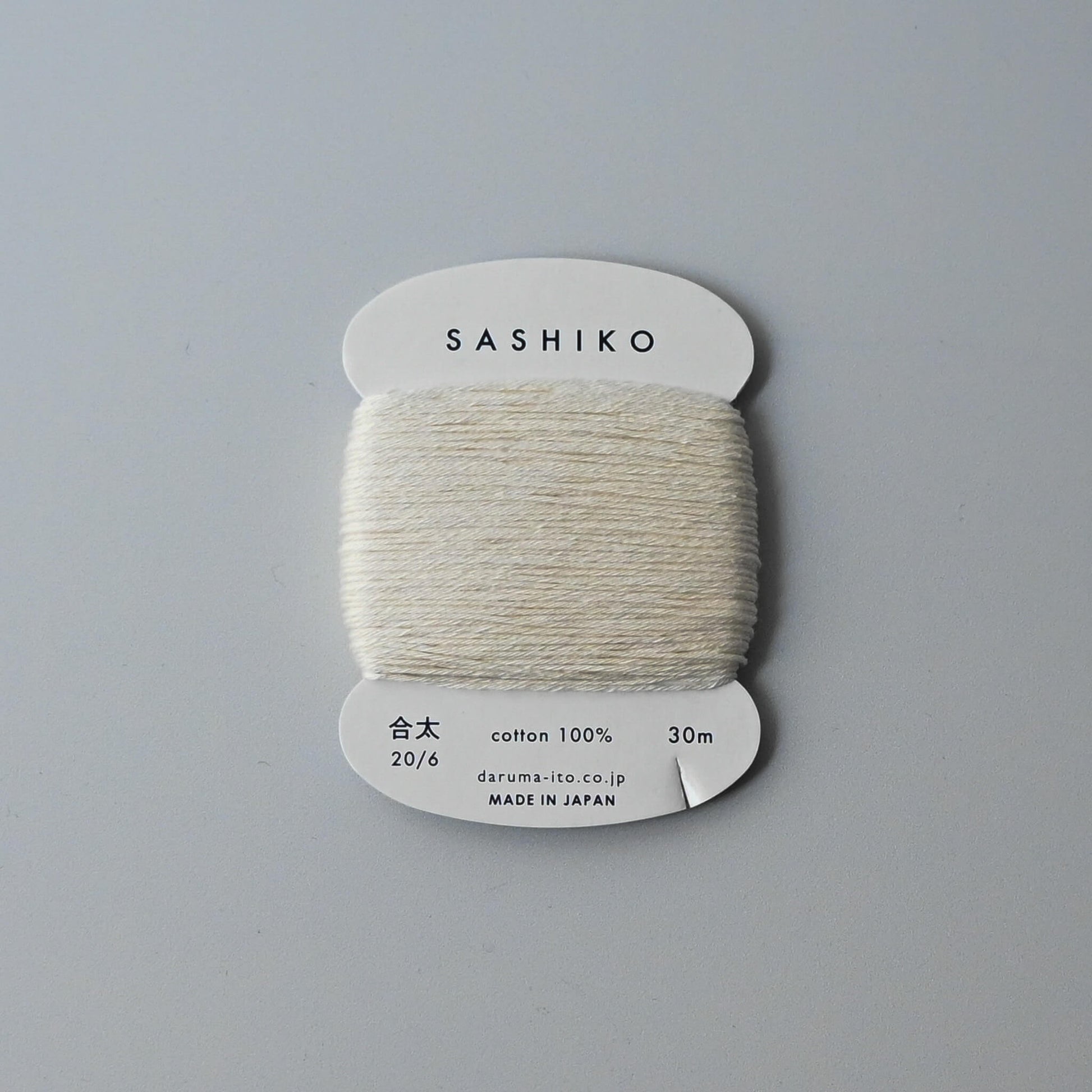 Sashiko thread from Daruma, ideal for sashiko stitching, visible mending, embroidery or various other needlework projects.