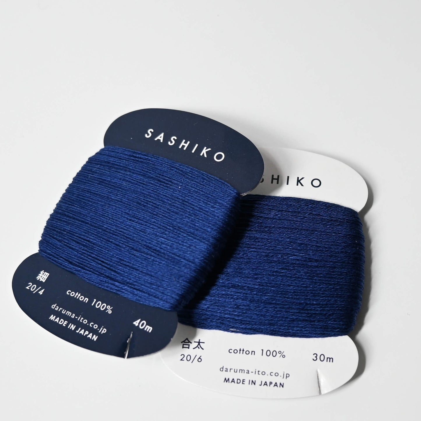Sashiko thread from Daruma, ideal for sashiko stitching, visible mending, embroidery or various other needlework projects.