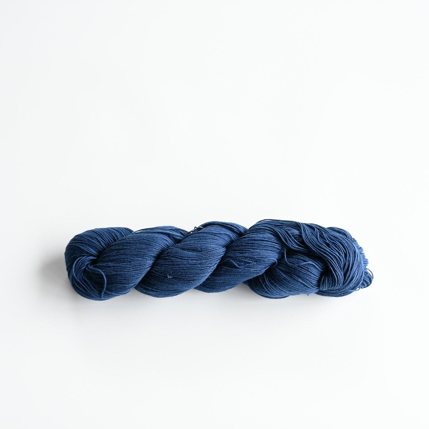 Authentic Japanese sashiko threads hank from Hida, Gifu, in blue.