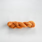 Authentic Japanese sashiko threads hank from Hida, Gifu, in mustard.