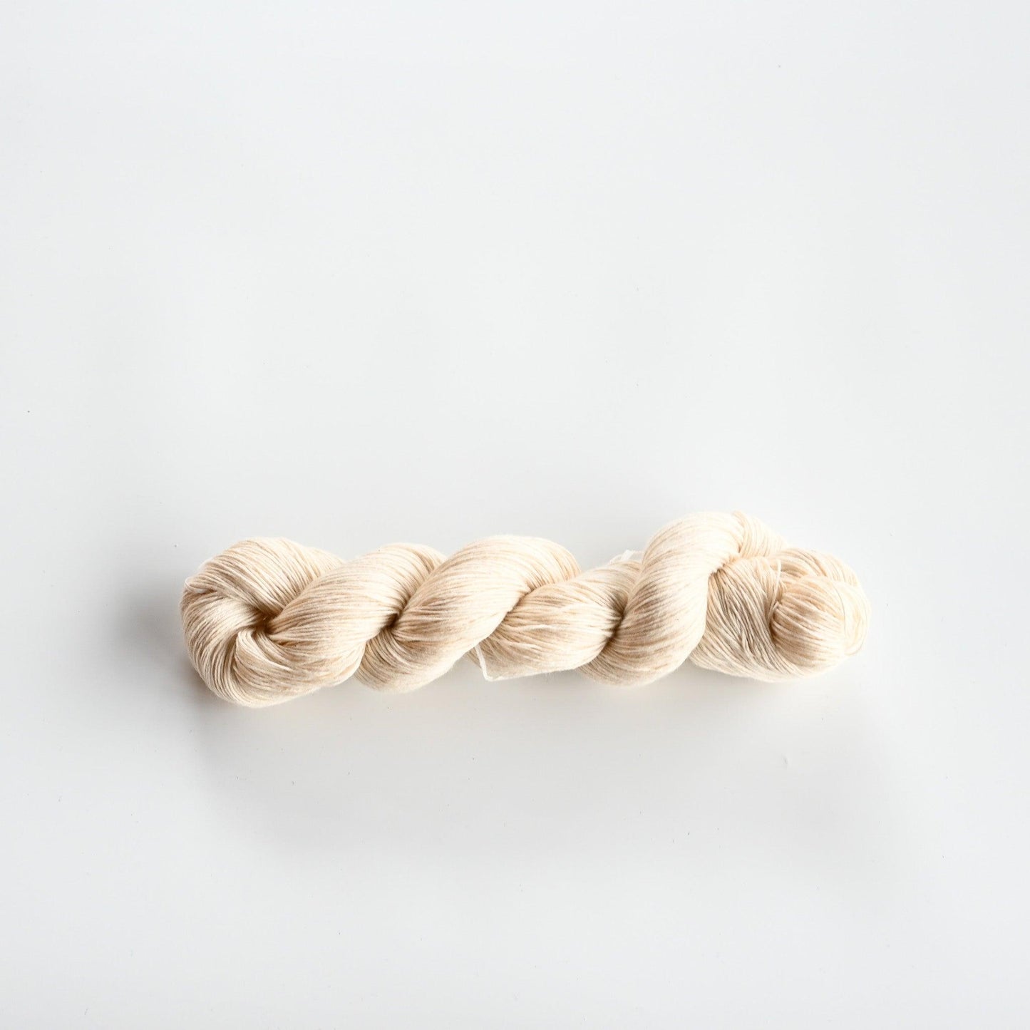 Authentic Japanese sashiko threads hank from Hida, Gifu, in natural colour 20/4.