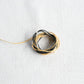 Authentic Japanese Hida sashiko threads in yellow gradation on calico cotton.