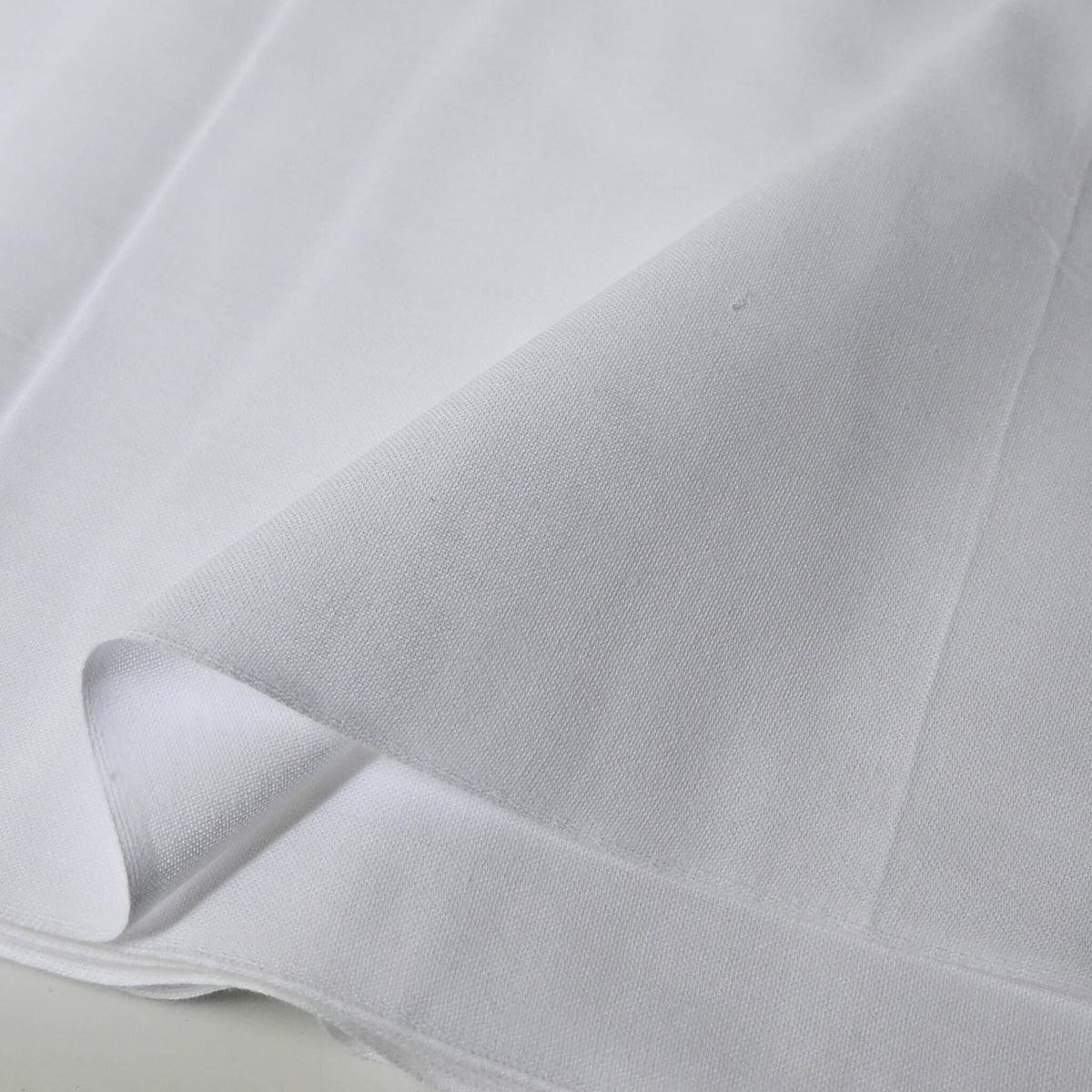 Close-up view of new traditional Japanese Sarashi cotton bolt sold by the metre.