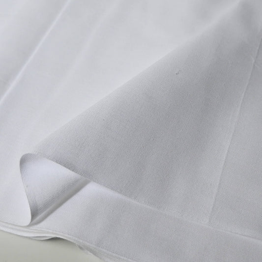 Close-up view of new traditional Japanese Sarashi cotton bolt sold by the metre.
