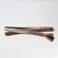 Vintage/recycled women's kimono dress accessories, Obijime cord in dusty mauve and gold.