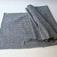 Vintage Chinese indigo cotton with small check pattern, suitable for soft furnishings.