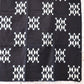Vintage four-panel indigo egasuri cotton futon cover.