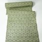 Vintage Soft Green Tsumugi Silk Kimono Fabric Sold By The Metre