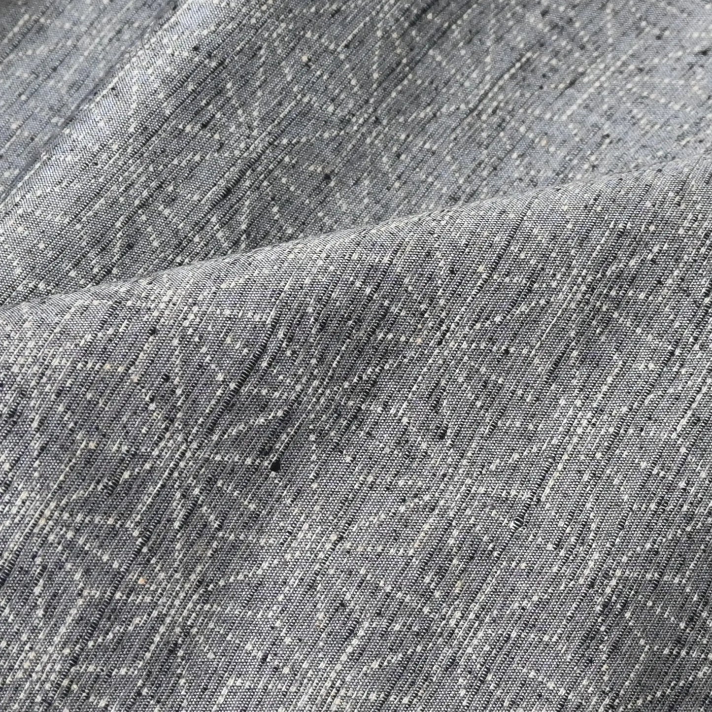 Vintage Grey Asanoha Tsumugi Silk Kimono Fabric Sold By The Metre