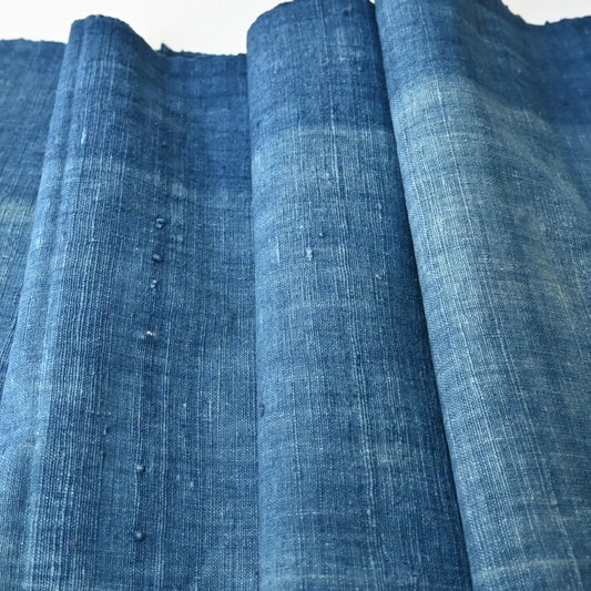 Vintage Plain Indigo Cotton