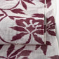 Vintage Hemp Kimono Fabric with Clematis Motif